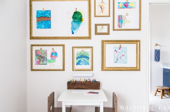 A Simple Method for Hanging Children’s Wall Murals