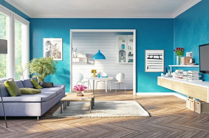 Transforming Your Home with Blue Wall Painting Designs and Color Combinations