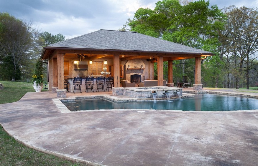 Luxurious Poolside Cabana