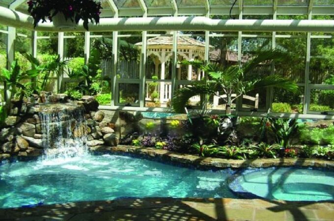 Poolside Greenhouse