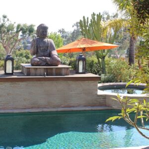 Poolside Sculpture Garden