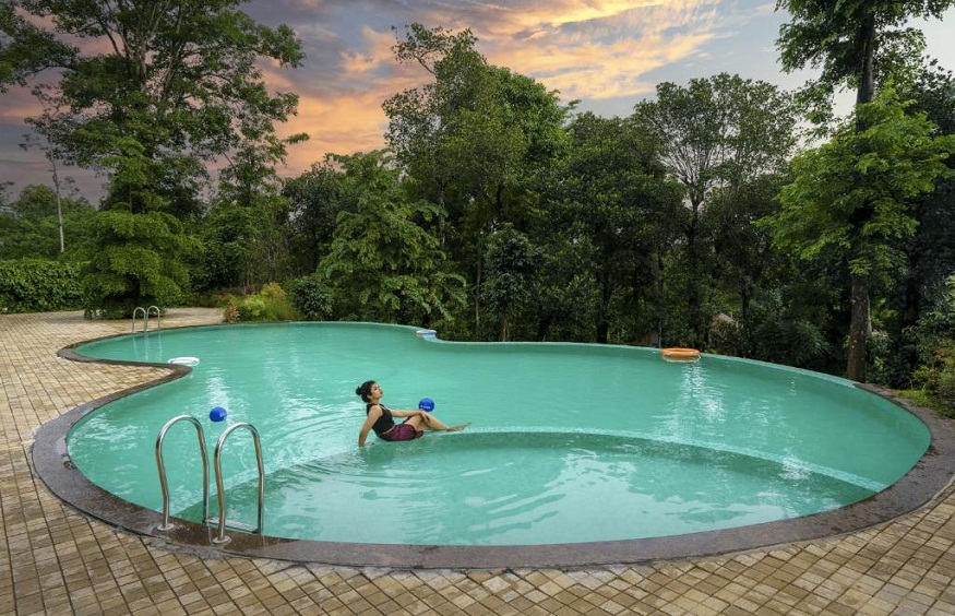 Poolside Spa Environment