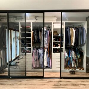 Modern Sliding Glass Closet Doors - KNR Sliding Doors.
