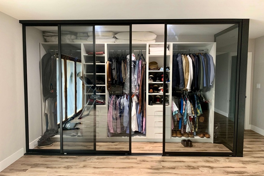 Modern Sliding Glass Closet Doors - KNR Sliding Doors.